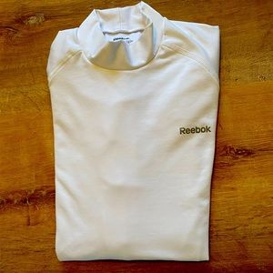 Reebok long sleeve white top